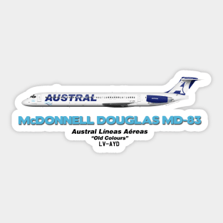 McDonnell Douglas MD-83 - Austral Líneas Aéreas "Old Colours" Sticker